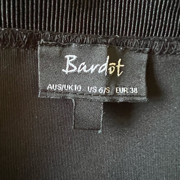 Bardot Black Mini Skirt - Picture 2 of 2